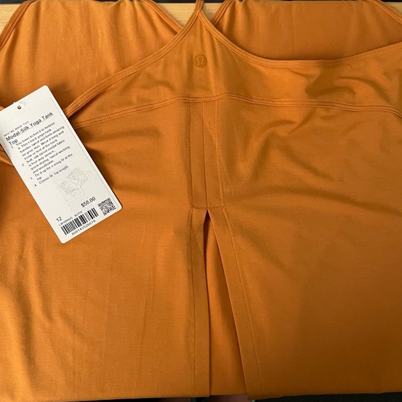 LULULEMON NWT Modal-Silk Yoga Tank Top Size: 12 - Picture 10 of 10